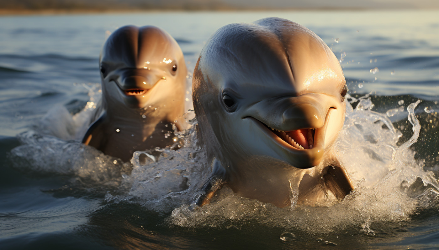 The Astonishing Communication Networks of Dolphins